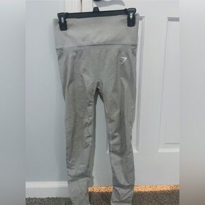light grey gym shark legging size small